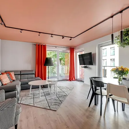 Apartment Blue Mandarin Marina Gdansk